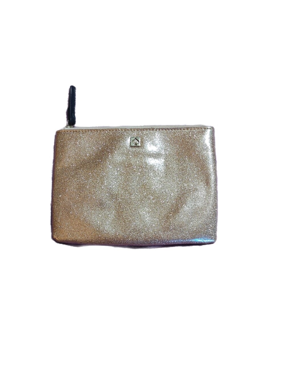 Kate Spade Mavis Street Pink Glitter Zipper Pouch